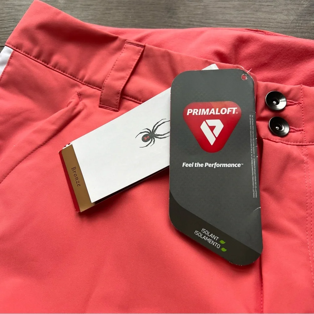 Womens Size 12 Spyder Hope Insulated Ski Snow Pants Pink - Picture 6 of 9